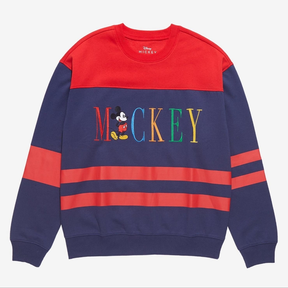 Disney Mickey Mouse Red and Blue Sweater